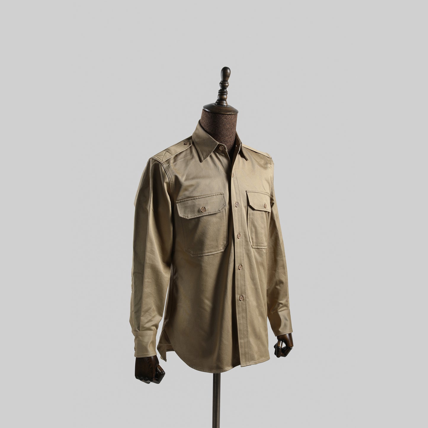 SHIRT COTTON KHAKI