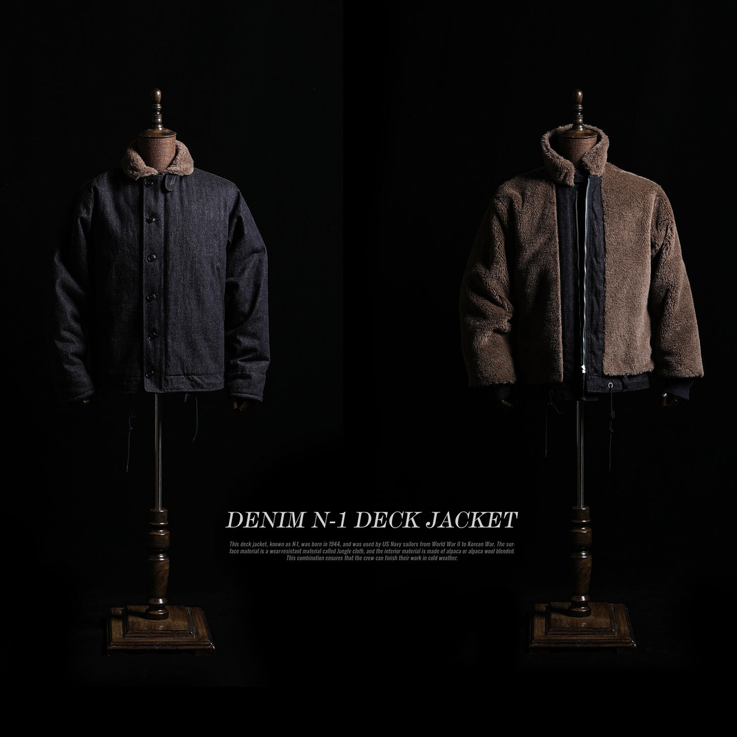 DENIM N-1 DECK JACKET