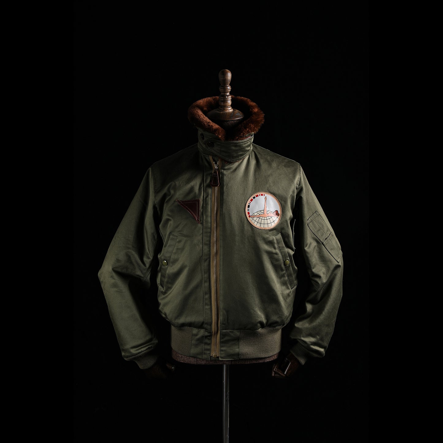 B-15A FLIGHT JACKET/ Hand Paint