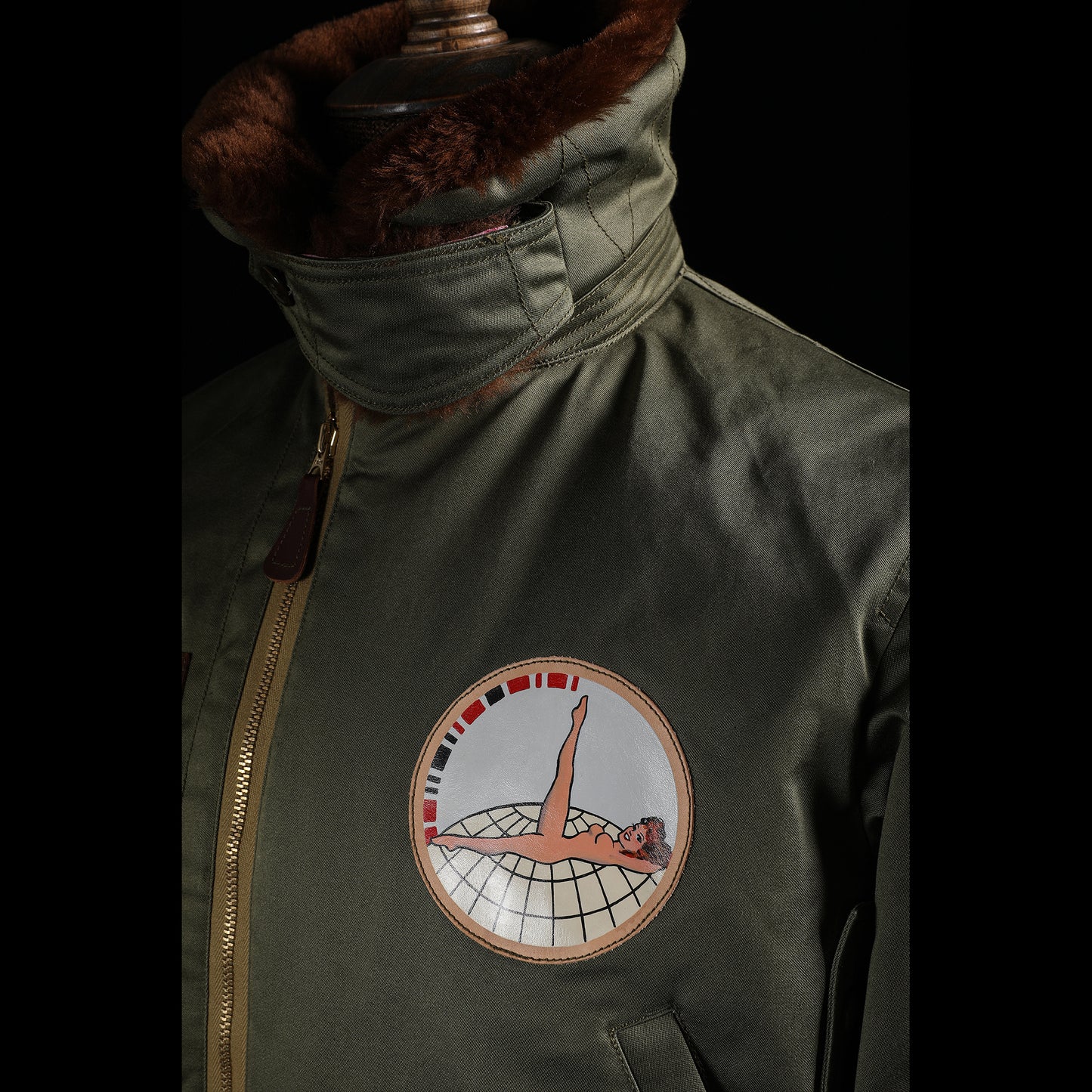B-15A FLIGHT JACKET/ Hand Paint