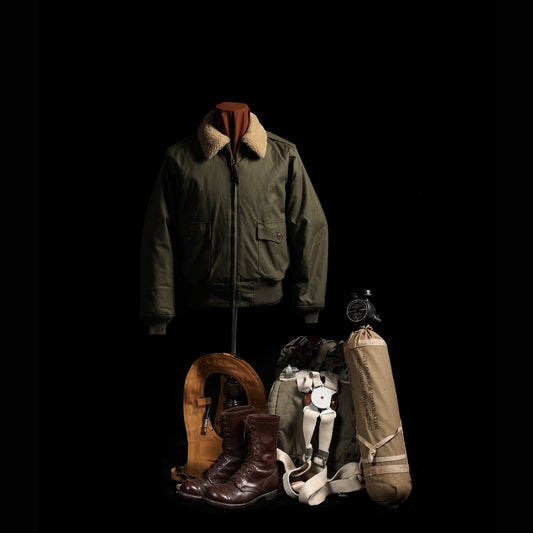 B-10 FLIGHT JACKET/ FACTORY LEGACY/WHITE FUR COLLAR